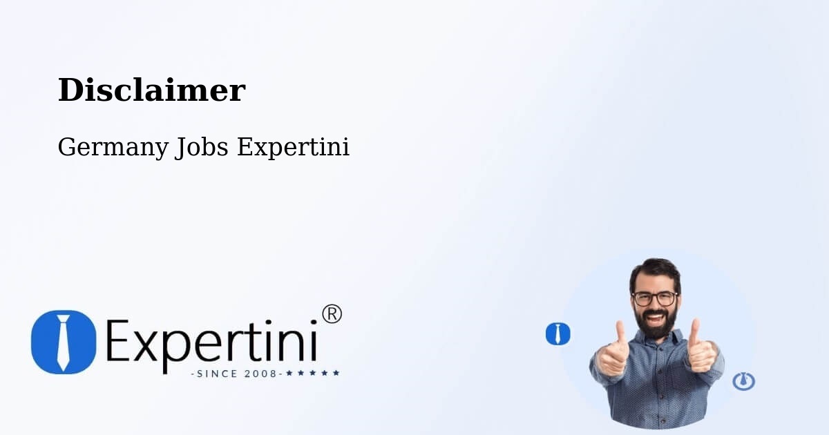 Disclaimer – Niederaula - Germany Jobs Expertini